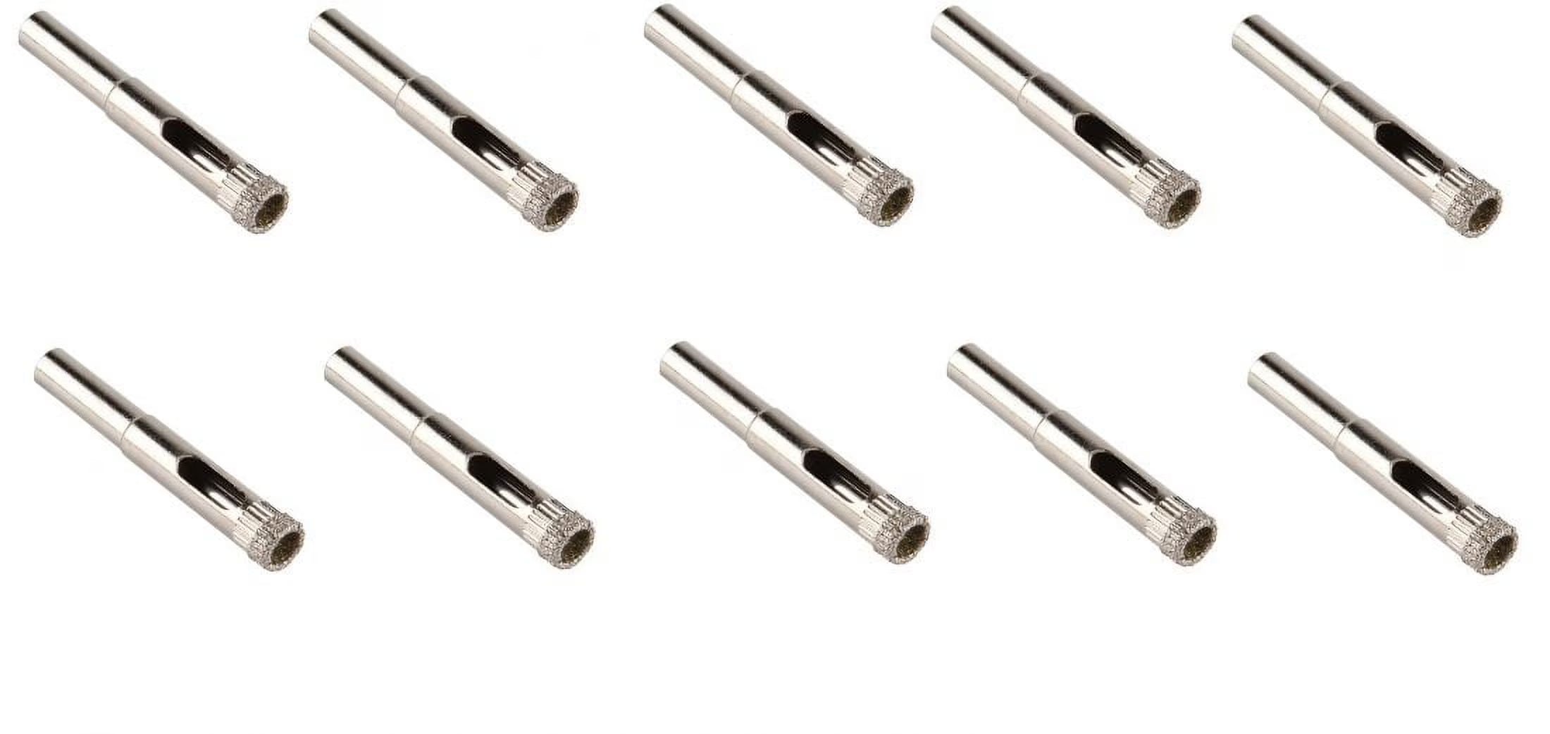 Set of 10 Diamond Coated Drill Bit Hole Saw 5/16 inch E599554