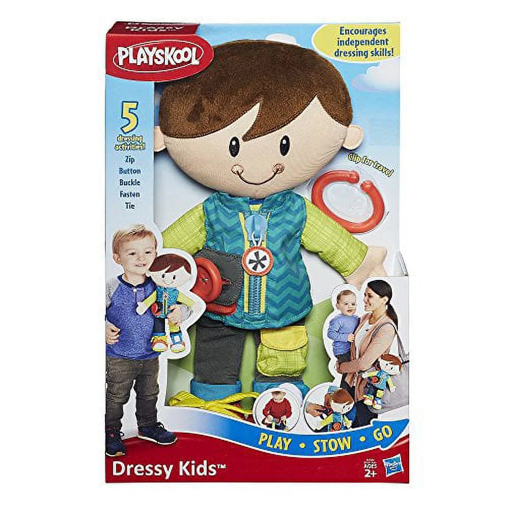 Playskool Dressy Kids Boy Activity Stuffed Doll Plush Toy X81447
