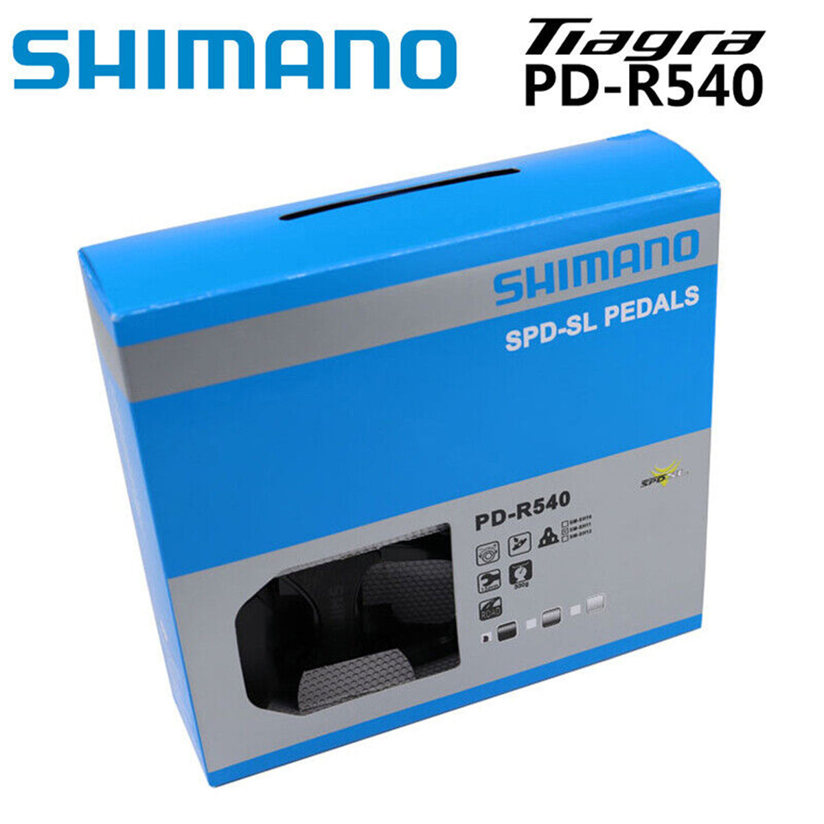 Carbon Pedal with SH11 SPD-SL Cleats E5627