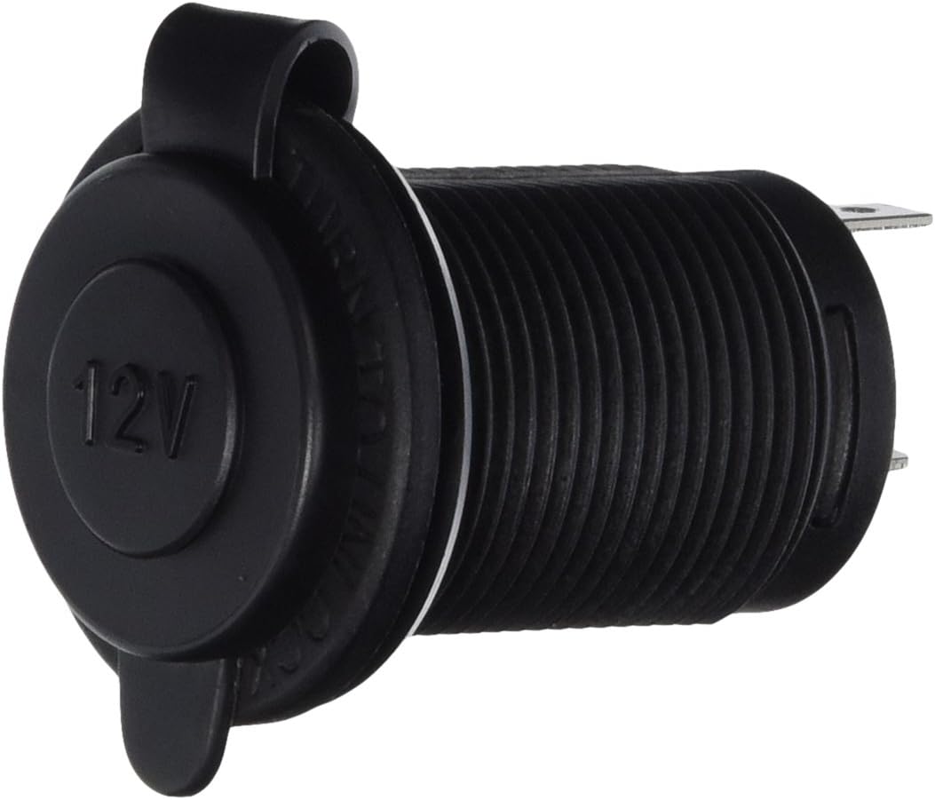 Black 12V Front Cargo Power Outlet Kit R81276