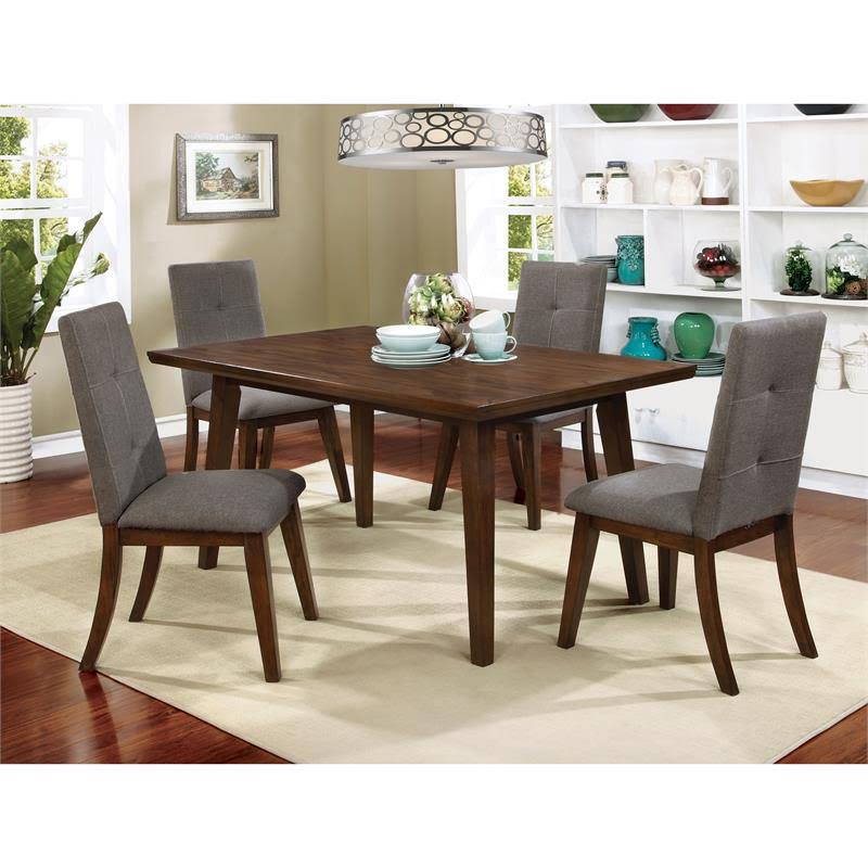 Walnut Rectangle Wood Dining Table G365817