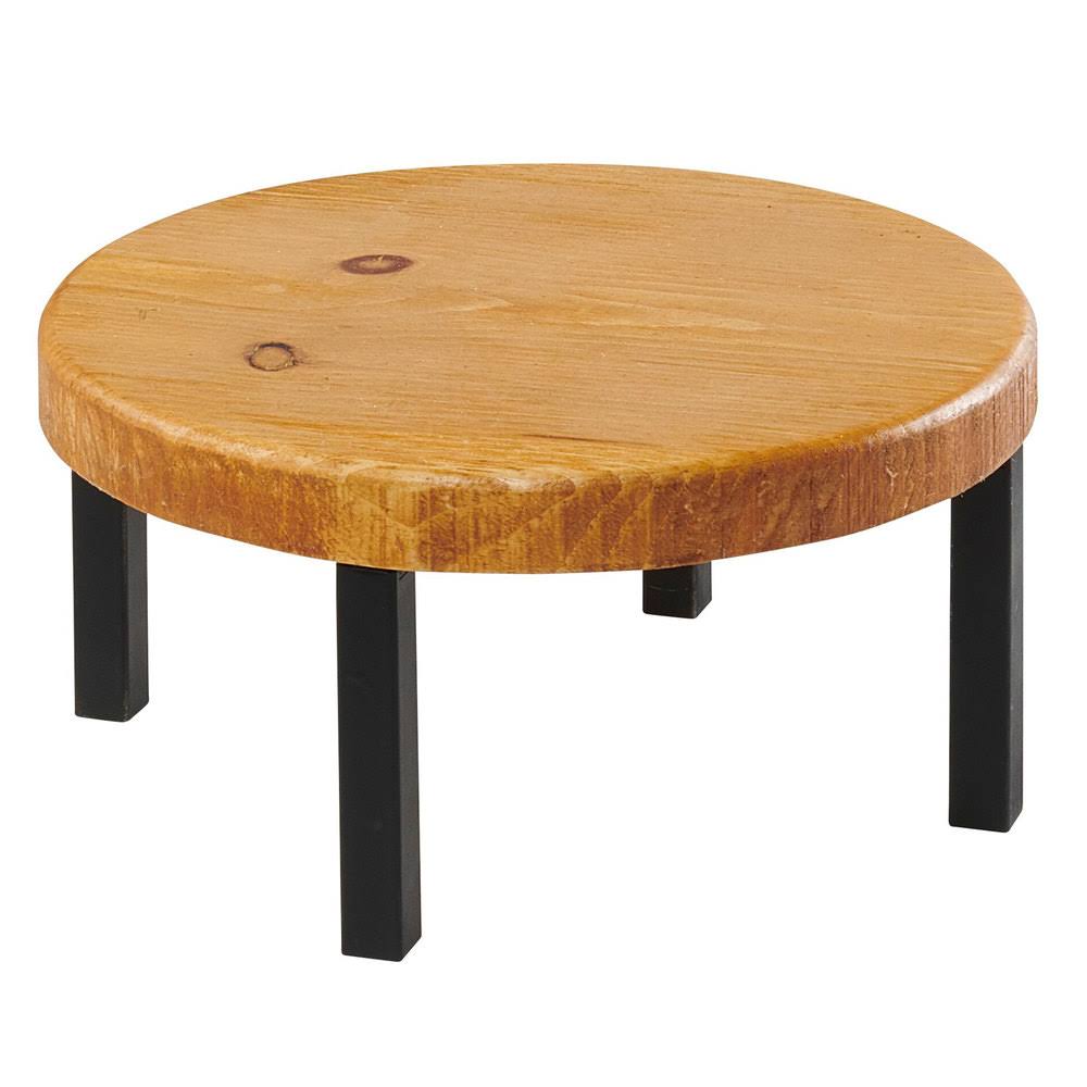 12x22 Round Reclaimed Wood Riser H5210