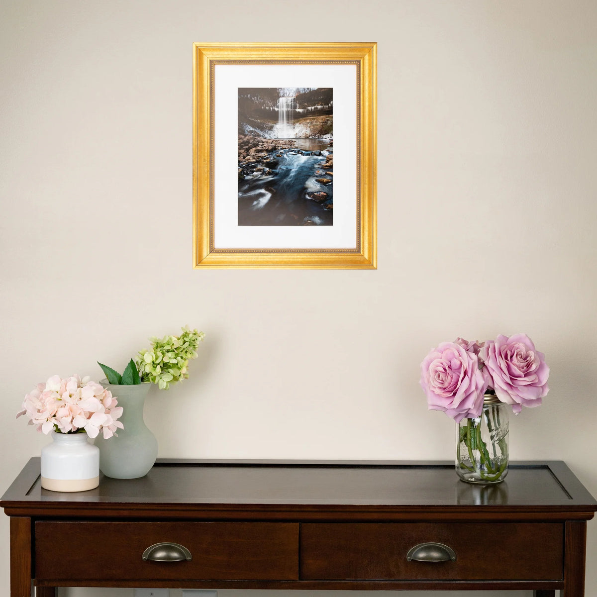 Antique Gold Wood Picture Frame K95673