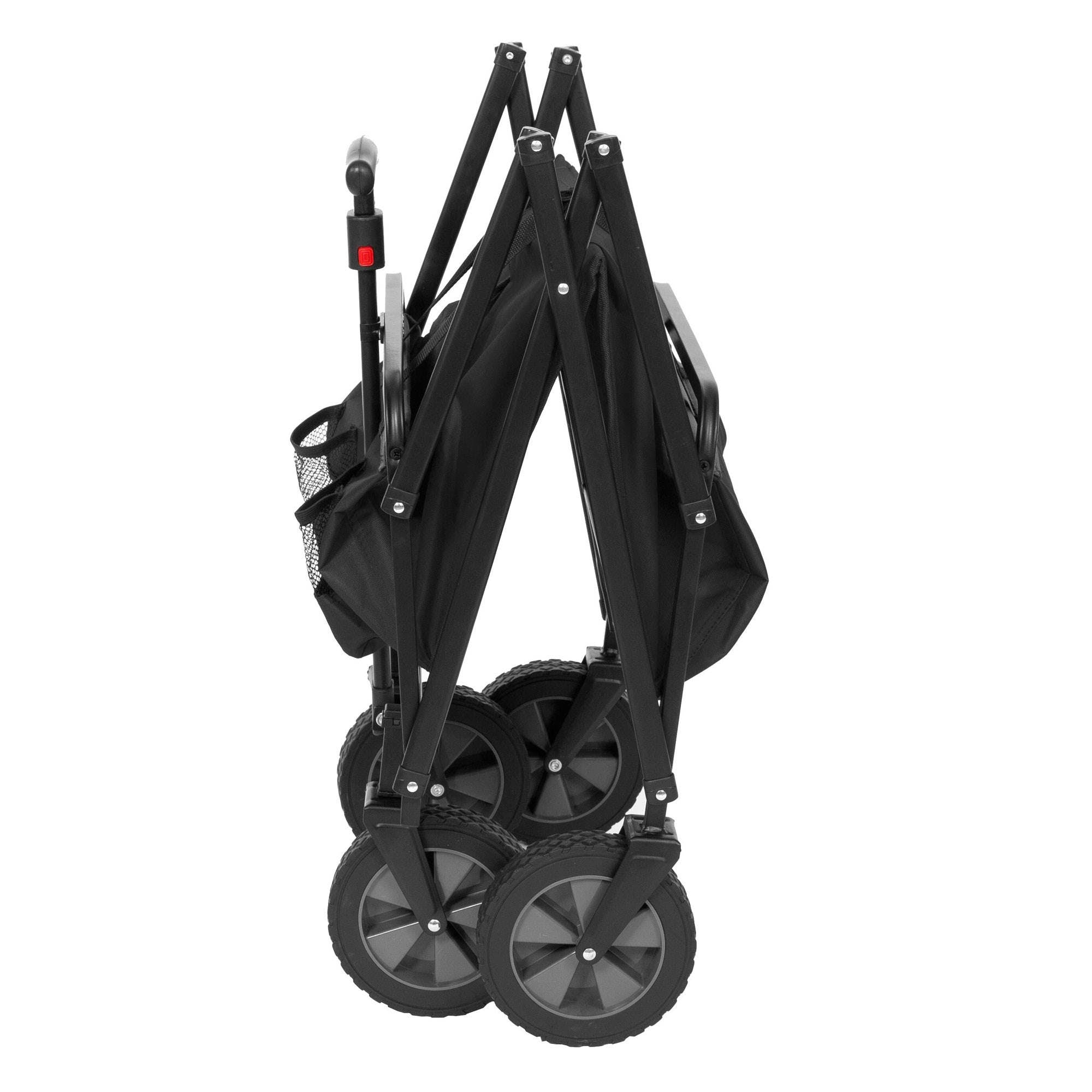 Heavy Duty Folding Utility Cart Black/Gray B519