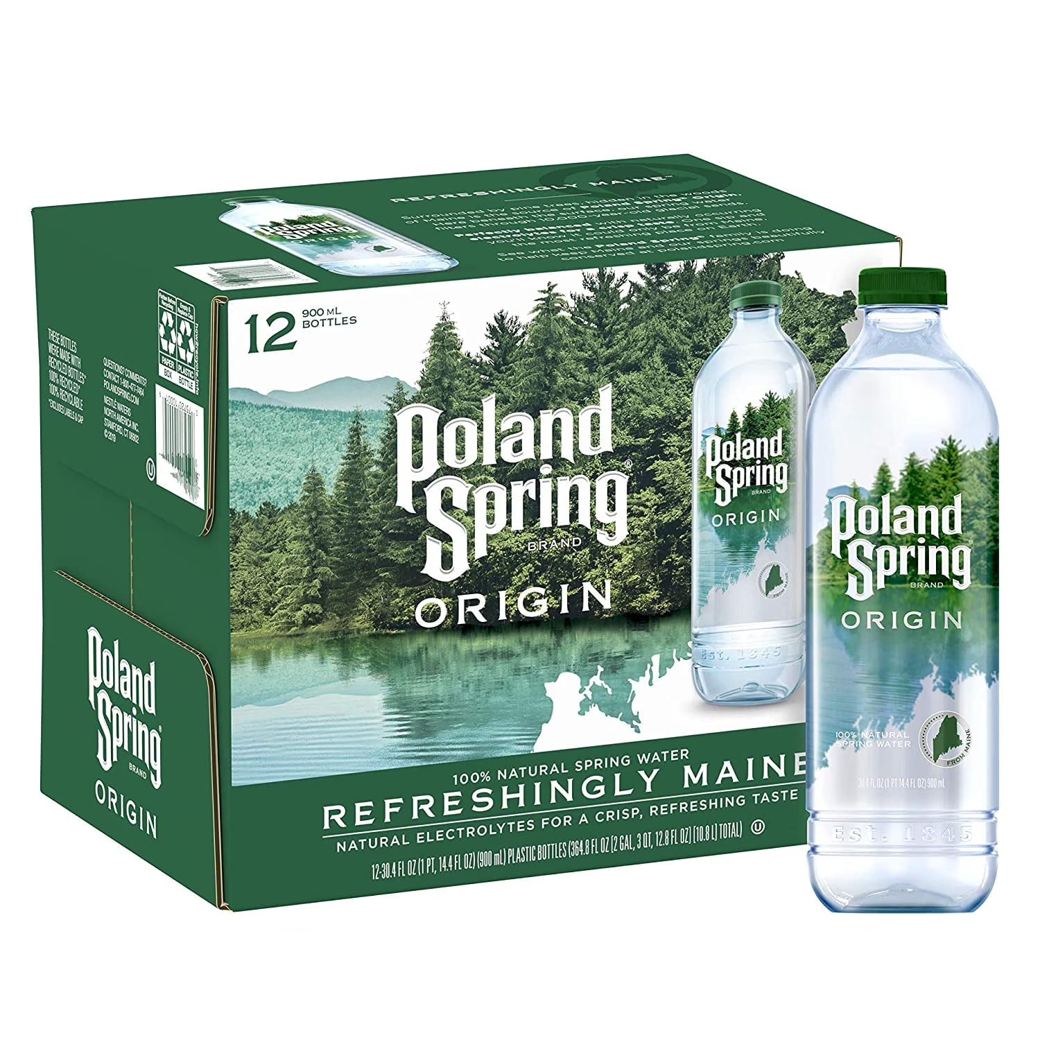 900mL Natural Spring Water 12 Pack F691