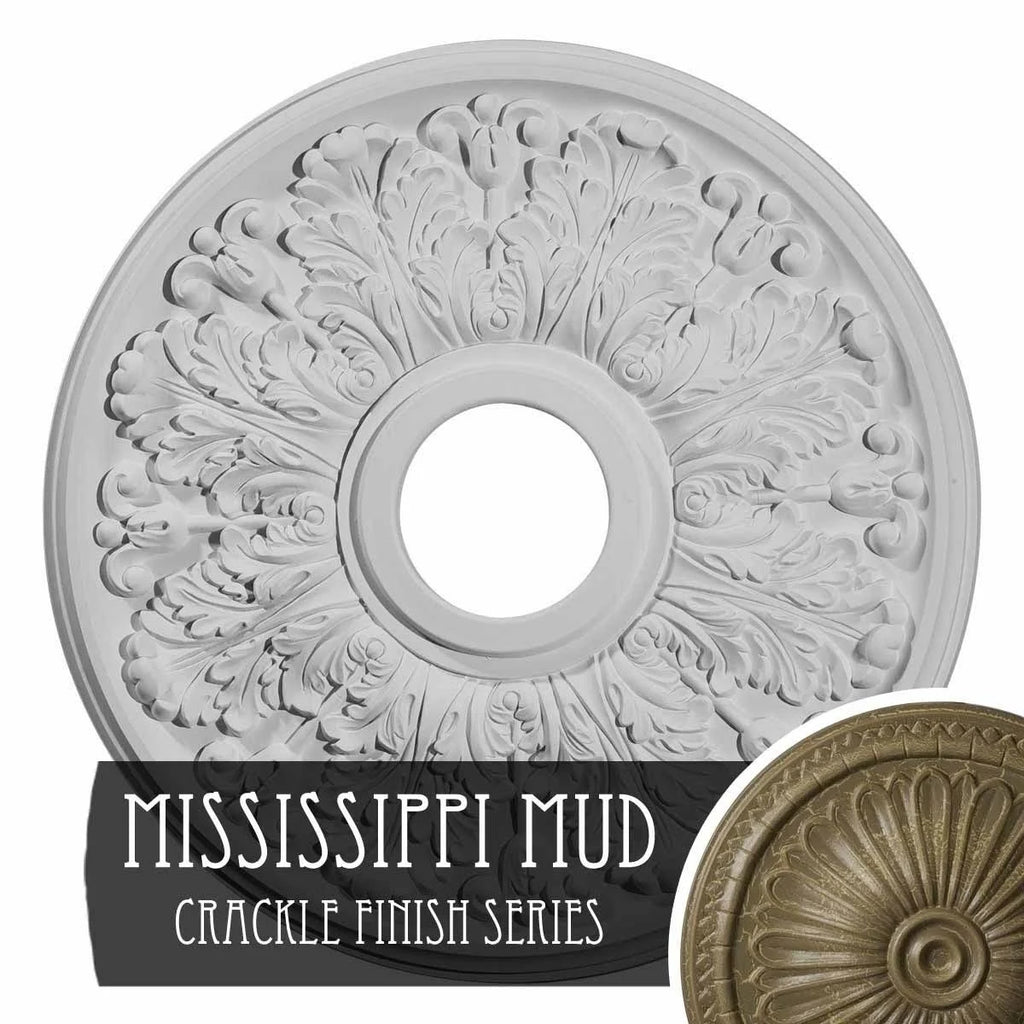 16 1/2x22OD x 3 5/8x22ID x 1 1/8x22P Ceiling Medallion T100384