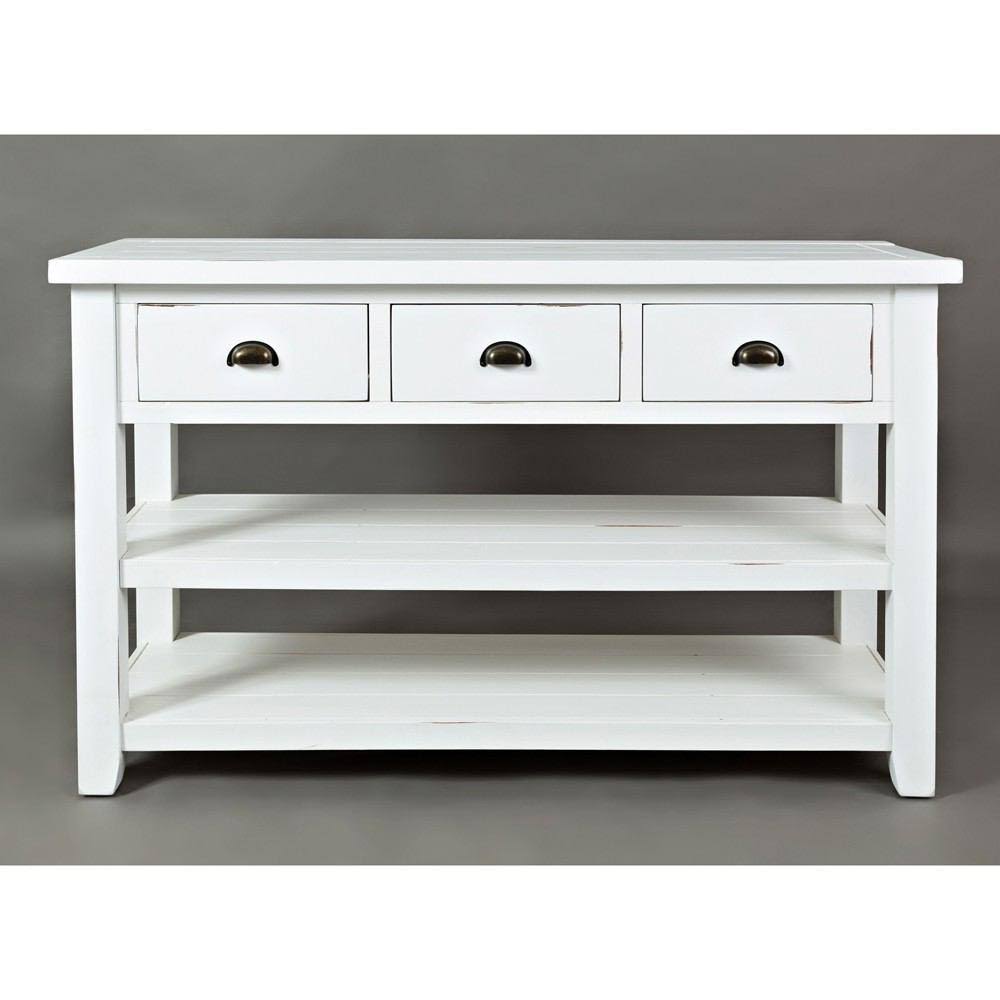 Weathered White Sofa Table N7284