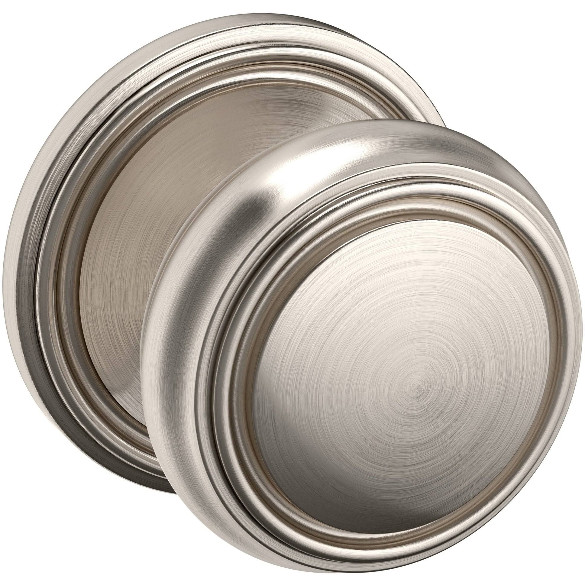 Satin Nickel Passage Set Knob Z2439