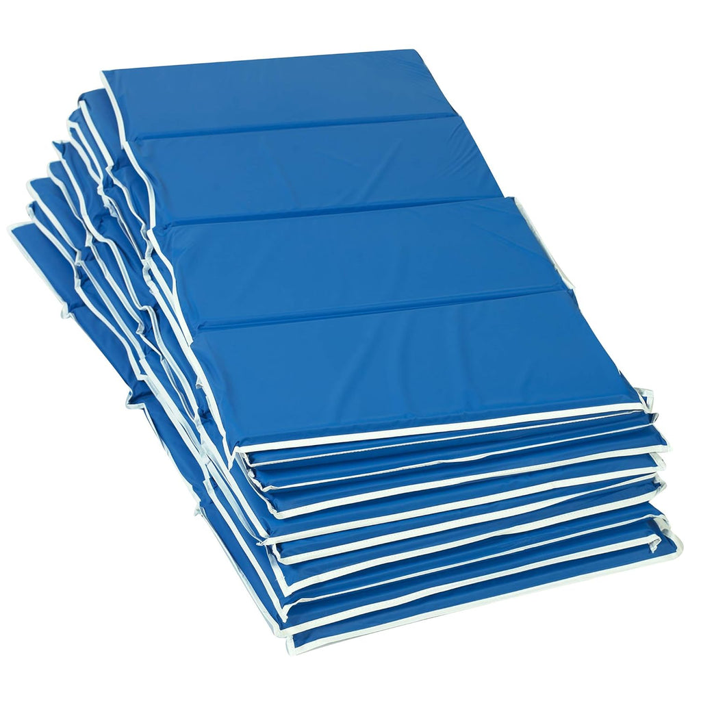 Blue 4-Fold Foam Rest Mat 10 Pack S37169