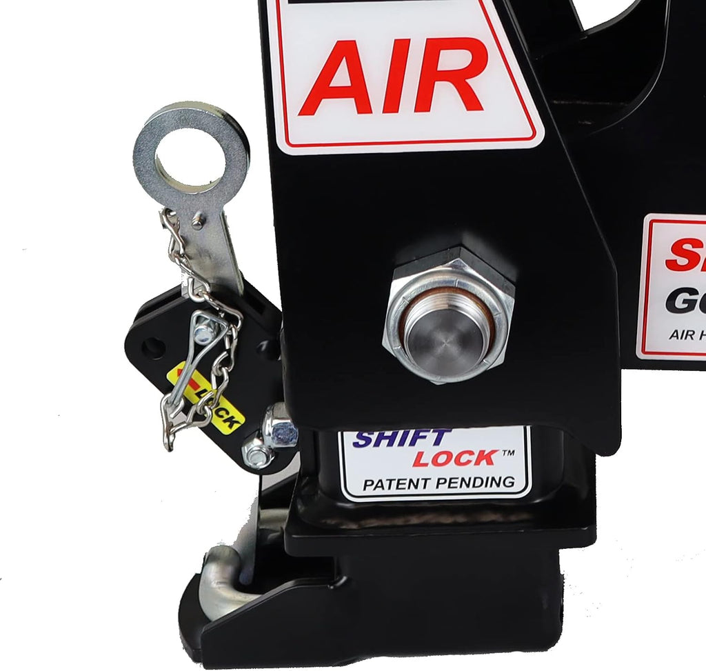 Round 4" Straight Pin 30K SL Gooseneck Air Hitch & Coupler N22589