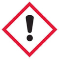 10.75x22 Exclamation Mark Pictogram Placard V58343