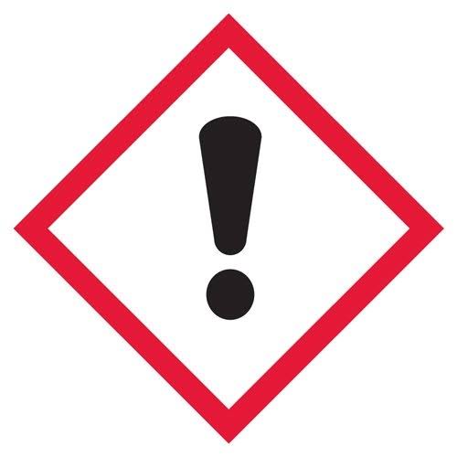 10.75x22 Exclamation Mark Pictogram Placard V58343