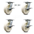 Heavy Duty Nylon Caster with Side Lock V6765