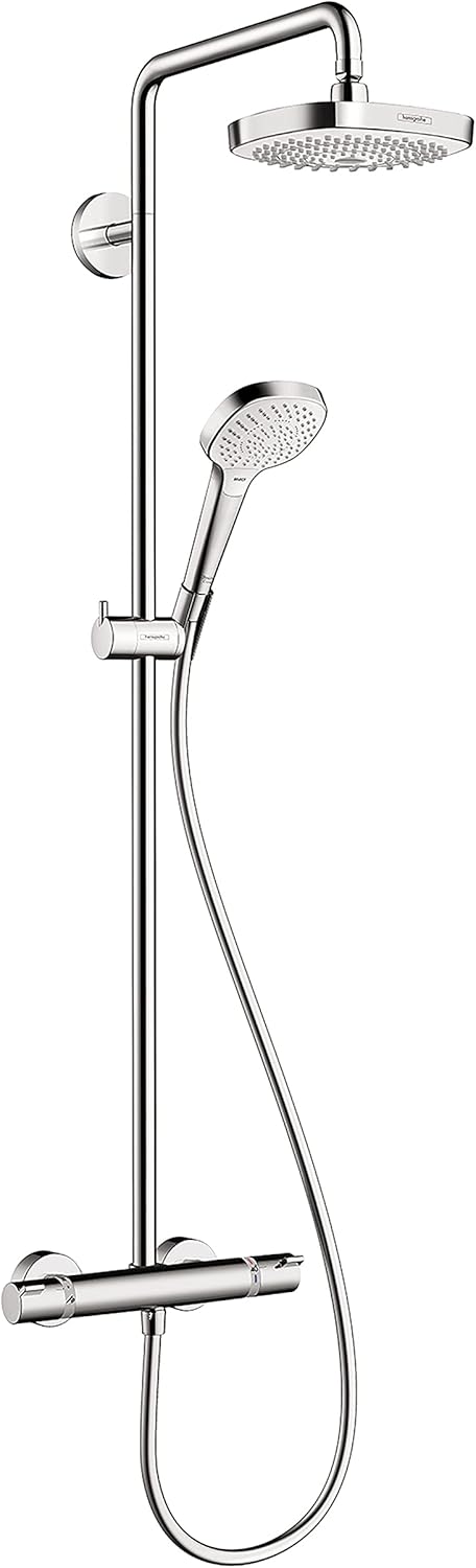 Chrome Showerpipe Shower Set F585