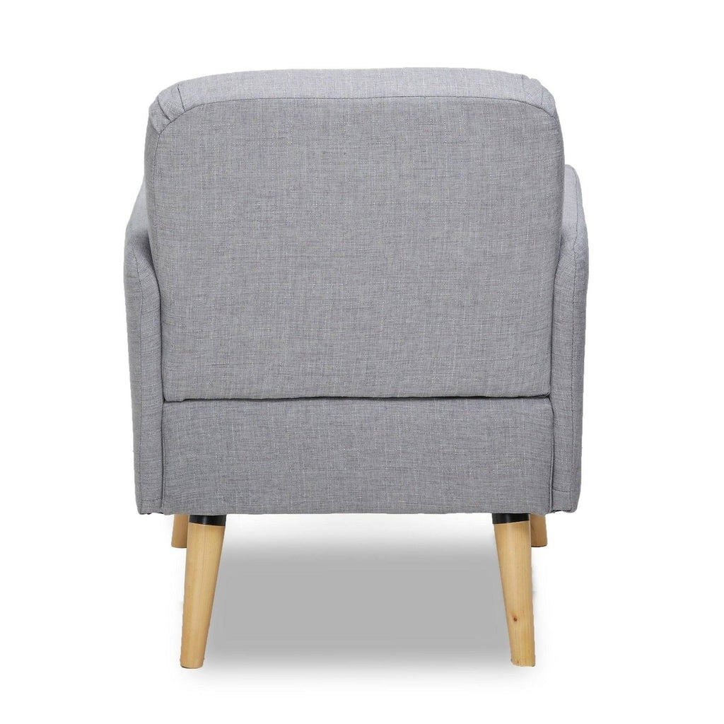 Grey Fabric Accent Chair O6566