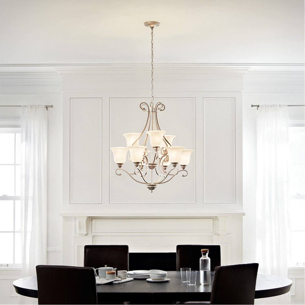 Brushed Nickel 9-Light Chandelier G945379