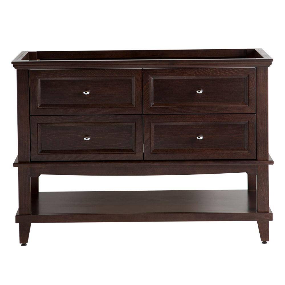 Chocolate Bathroom Vanity Cabinet V74980