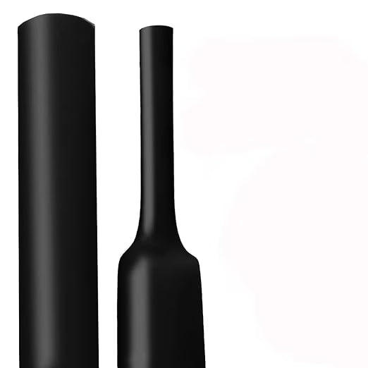 1 Inch 3:1 Waterproof Heat Shrink Tubing, 4 Ft Black P127327