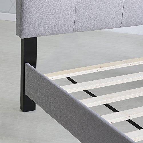 Glacier Queen Button Tufted Bed Frame Q161385