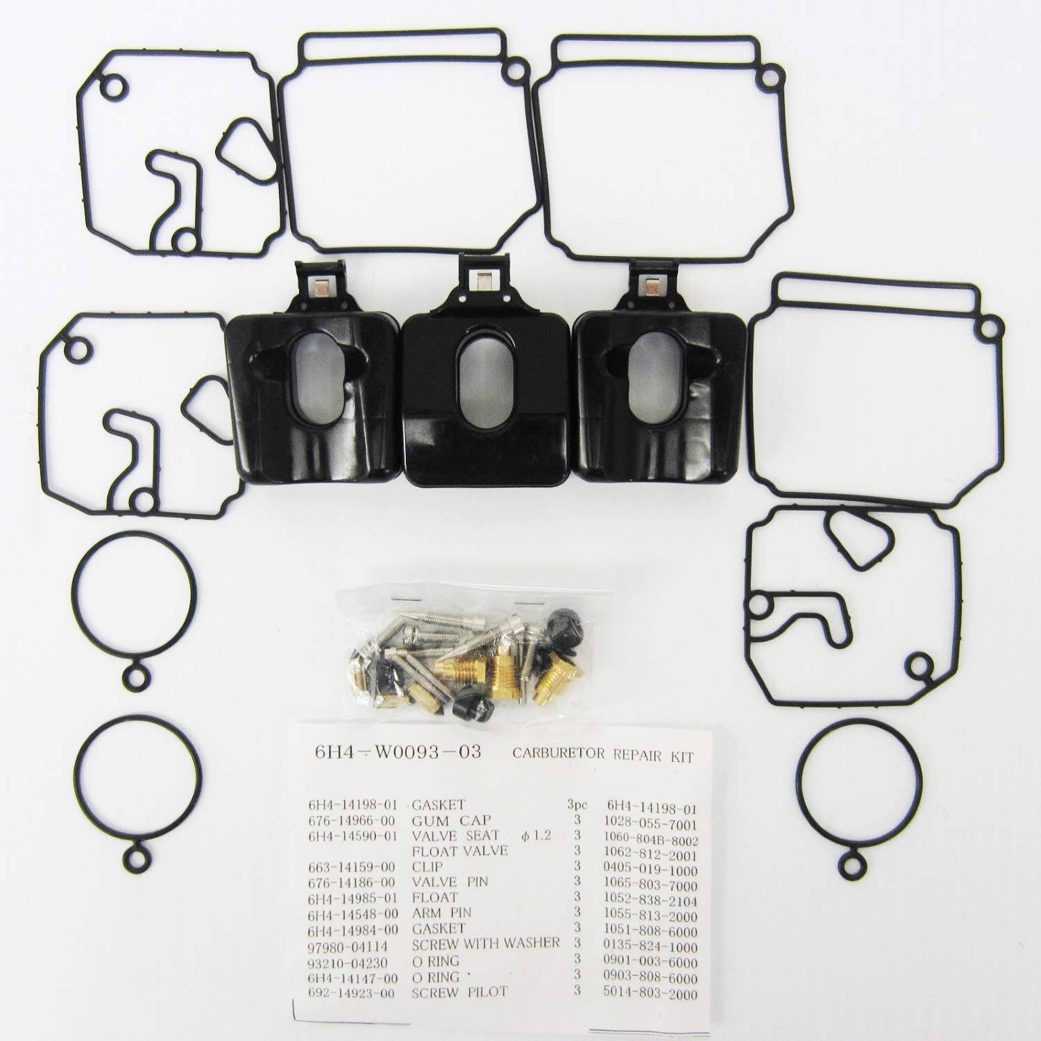 Yamaha 40-50 2-Stroke Outboard Carburetor Repair Kit K3429
