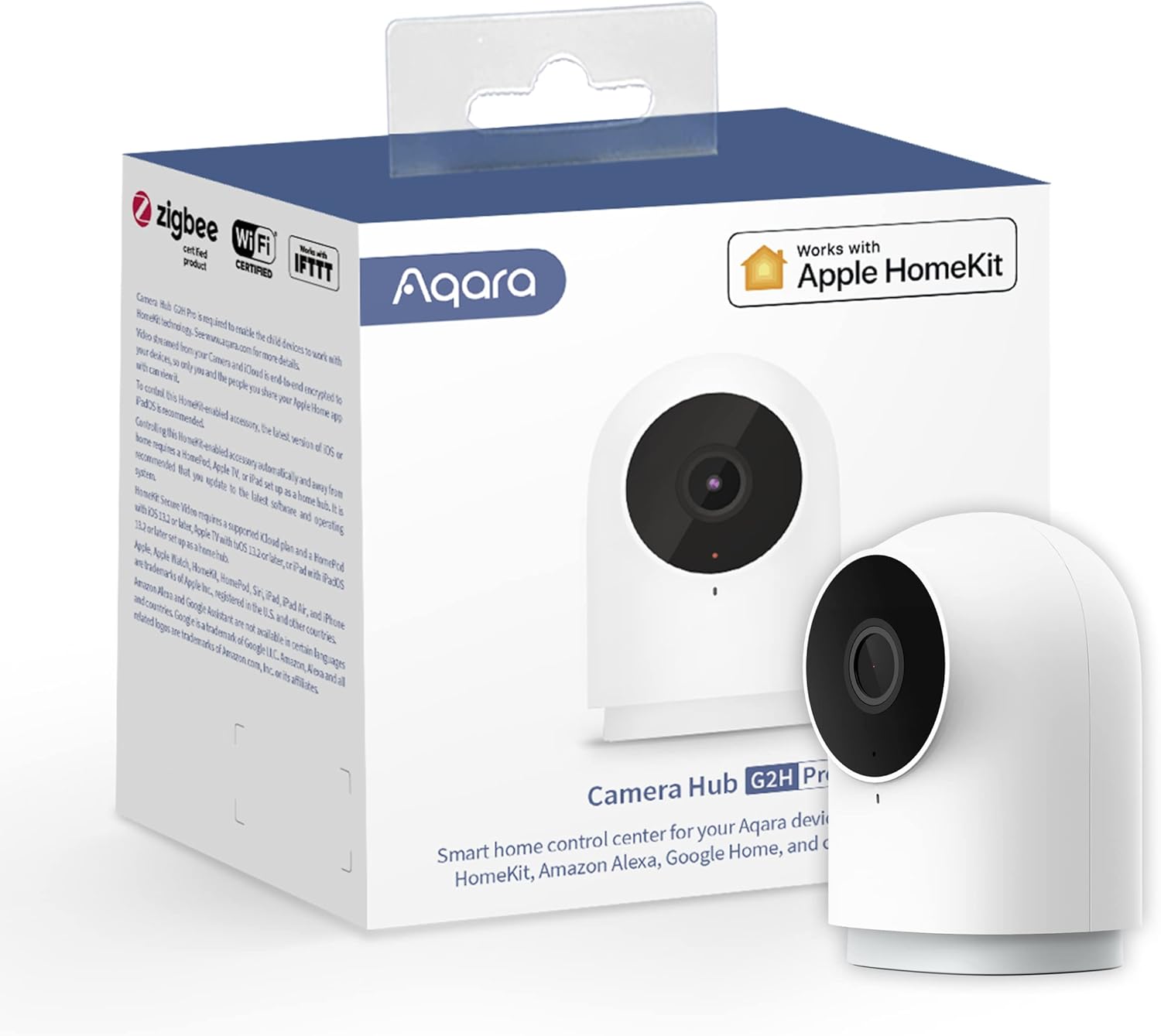 1080p HD Indoor Security Camera Hub with Night Vision, Two-Way Audio, Zigbee Hub, Pack of 2 P38872