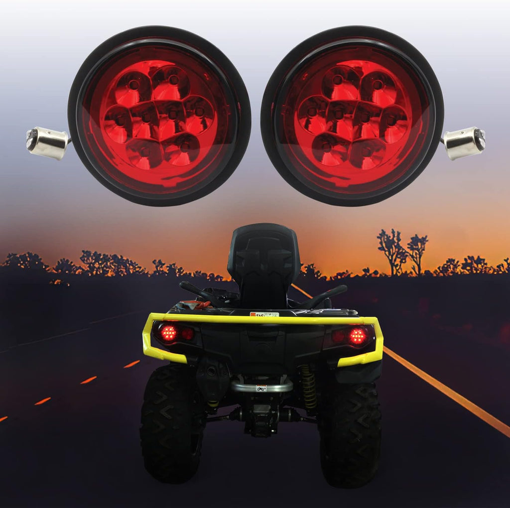 Red LED Tail Light Assembly Pair P7477