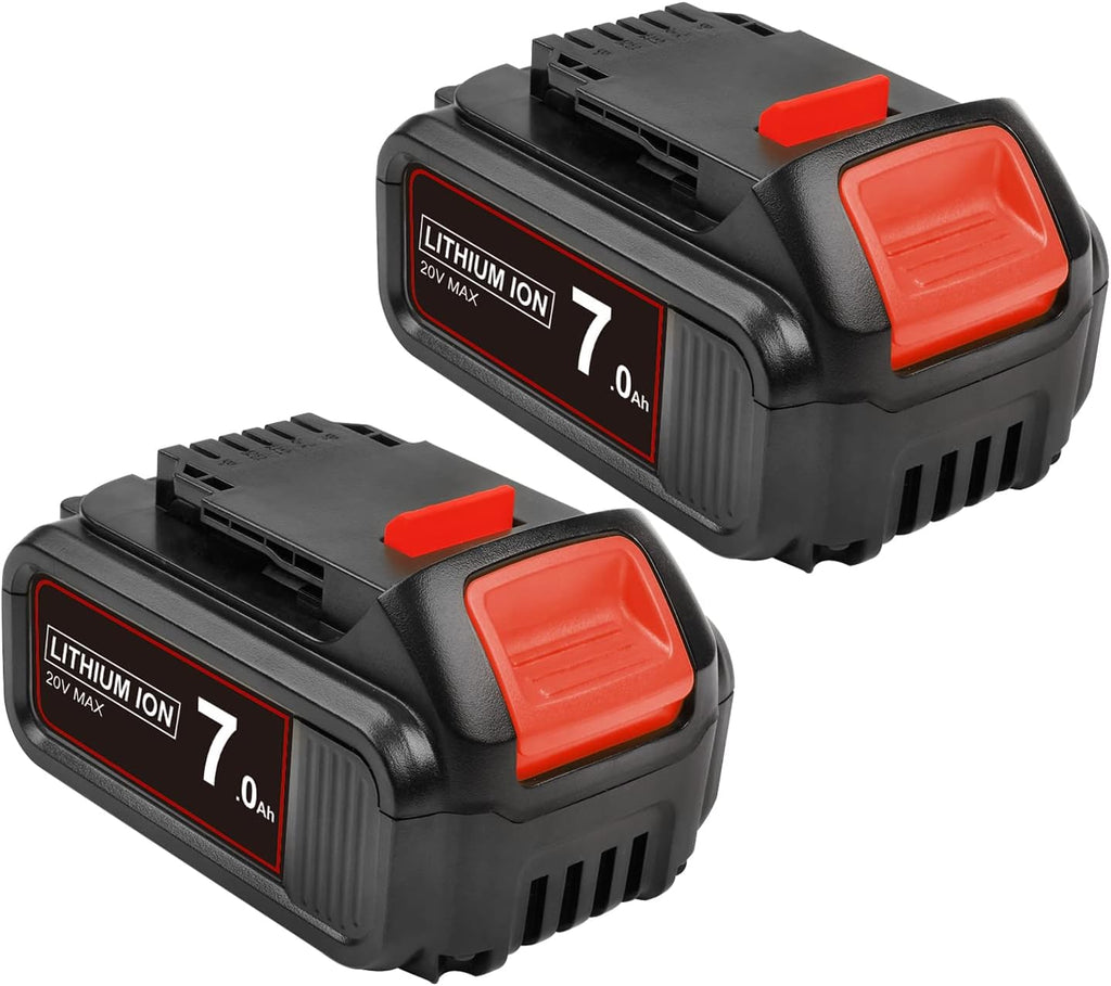 7.0 Ah 2Packs Replacement Lithium ion Battery for Dewalt 20V Cordless Tools H8076