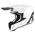 White Gloss Motorcycle Helmet O296