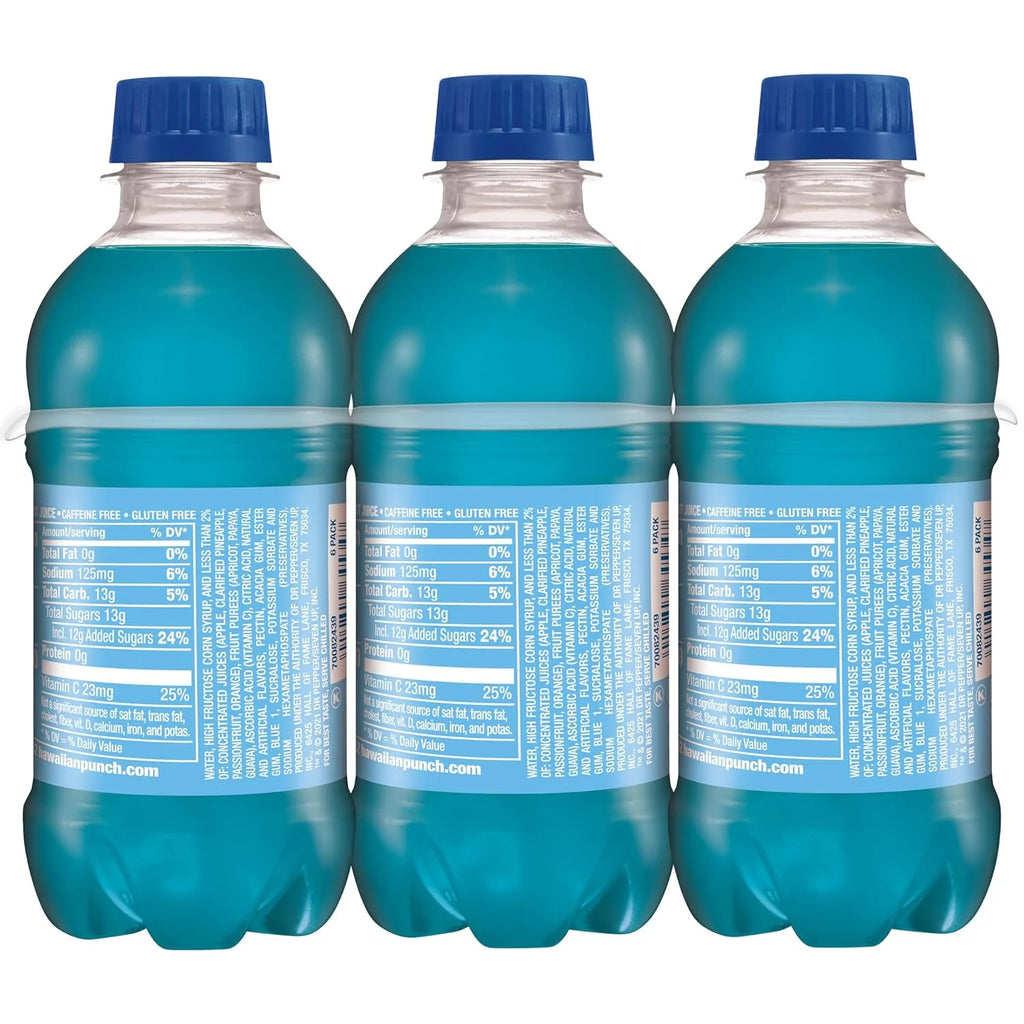 Hawaiian Punch Polar Blast Juice, 10 Fluid Ounce, 6 Count Bottles V7609