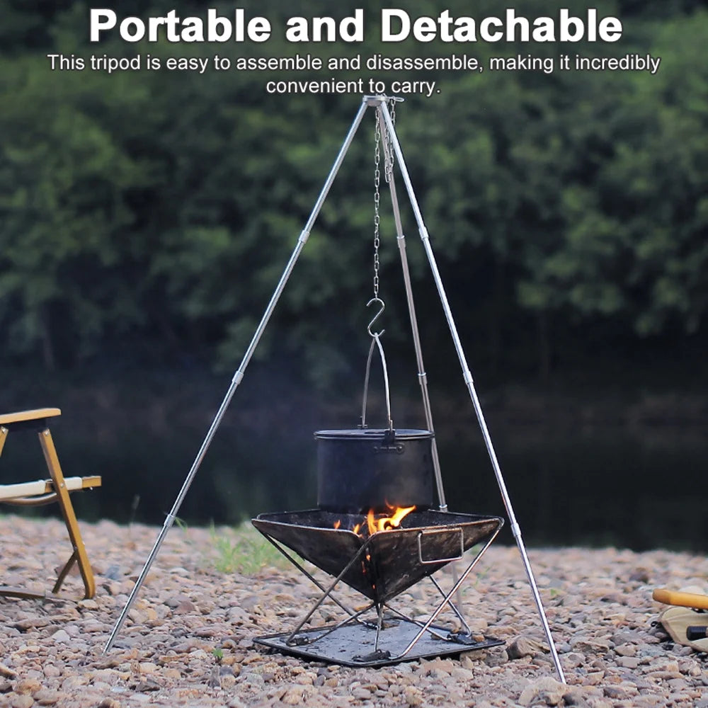 Portable Aluminum Alloy Pot Stand F7273