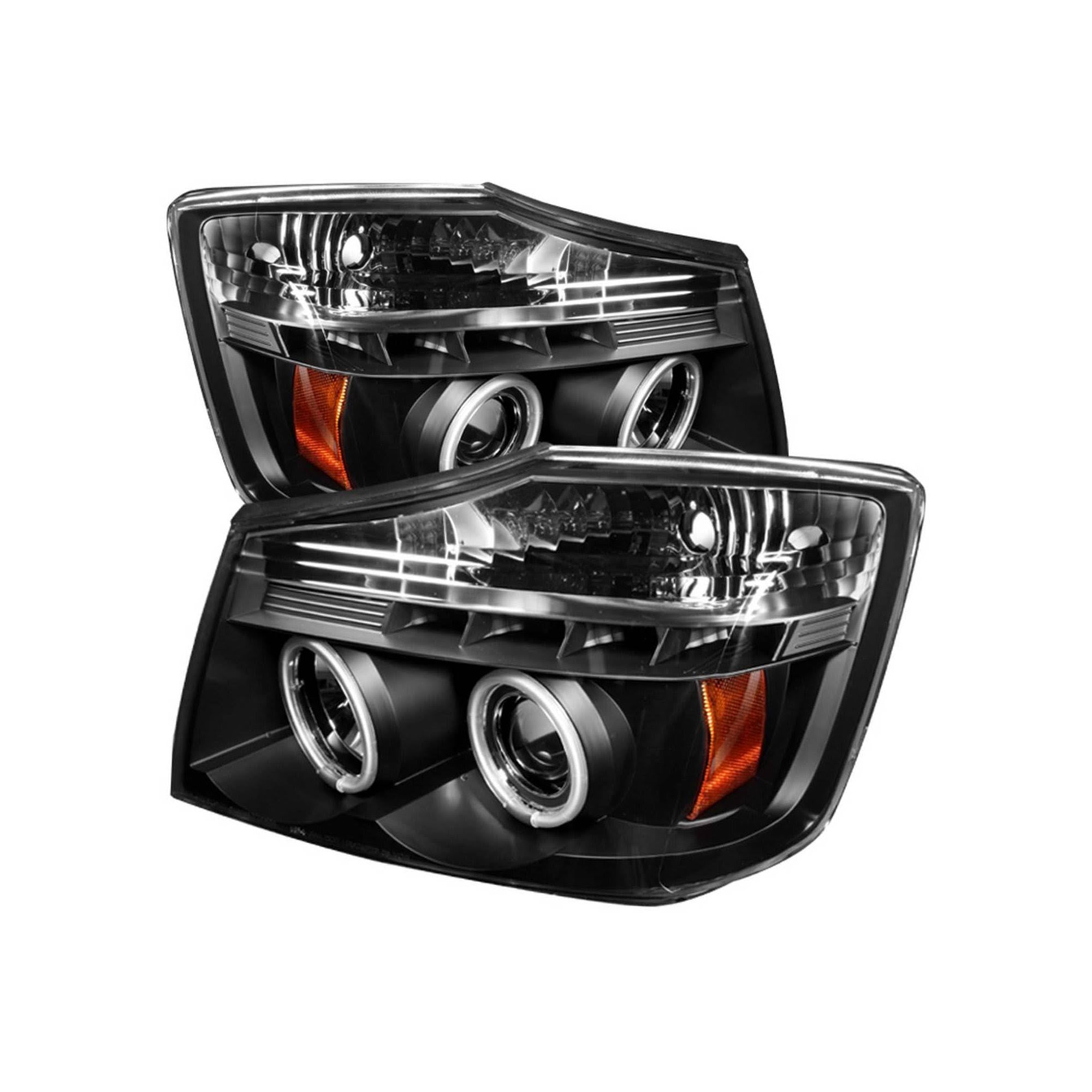2004 Nissan Titan CCFL LED Projector Headlights J493