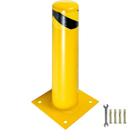 Yellow Steel Bollard Post Barrier M852296