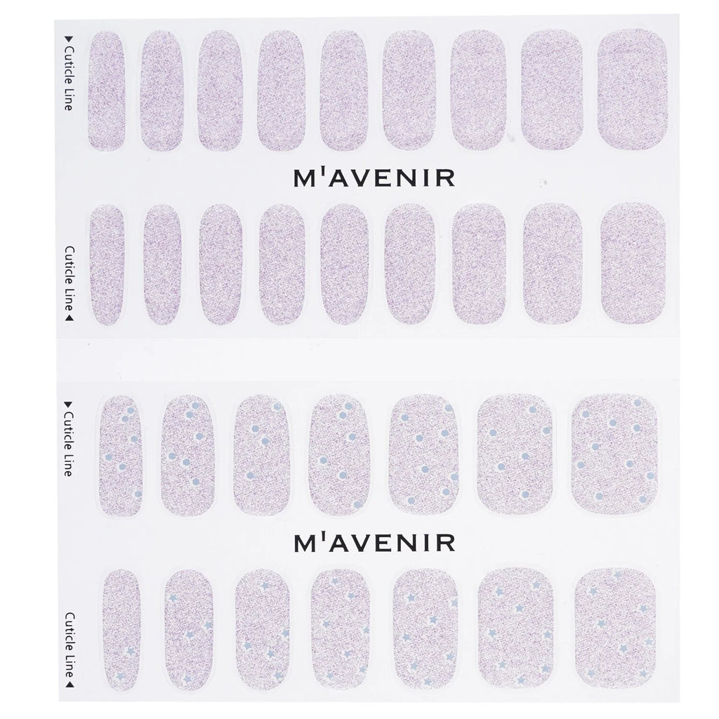 Purple Nail Sticker 32pcs K21526
