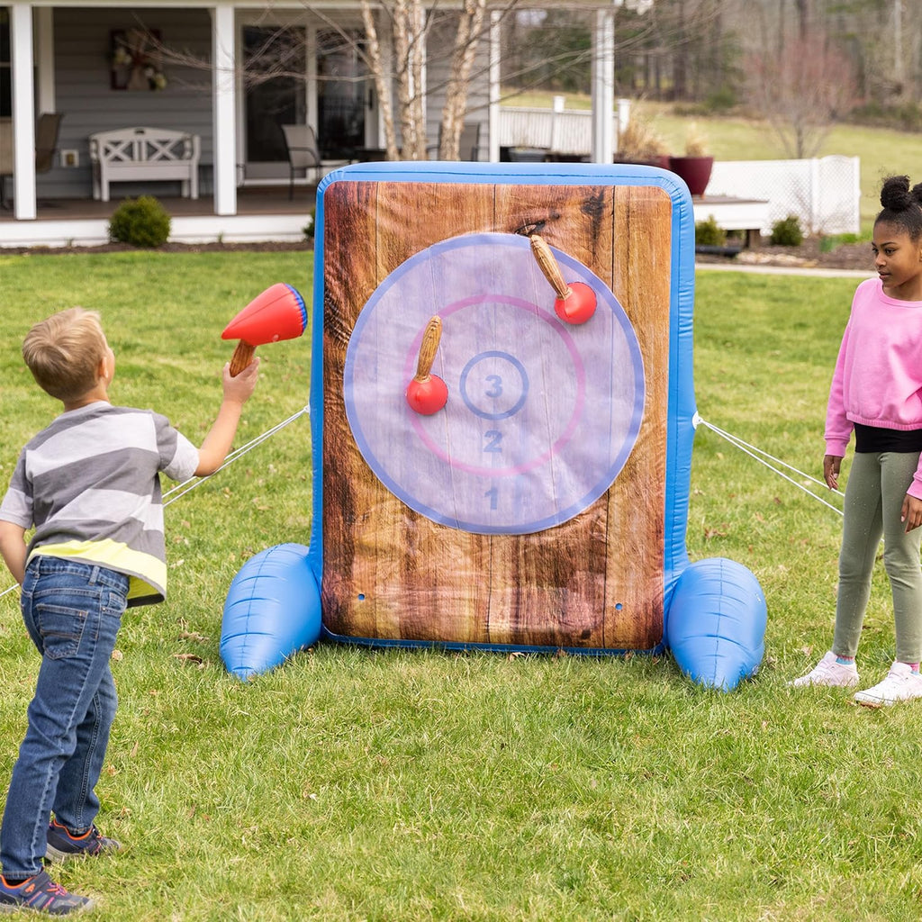 Inflatable Axe-Throwing and Ball-Toss Target Game K739