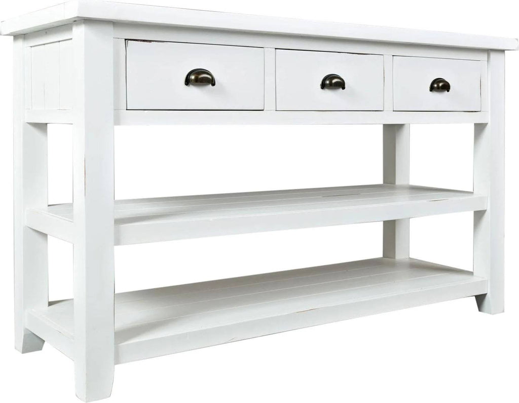 Weathered White Sofa Table N7284