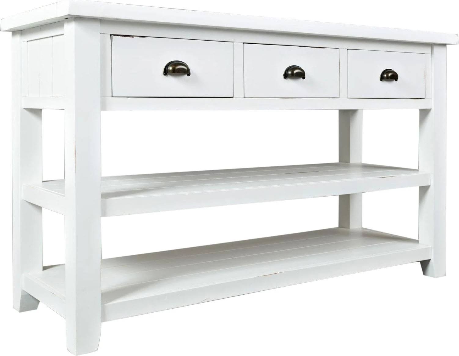 Weathered White Sofa Table N7284