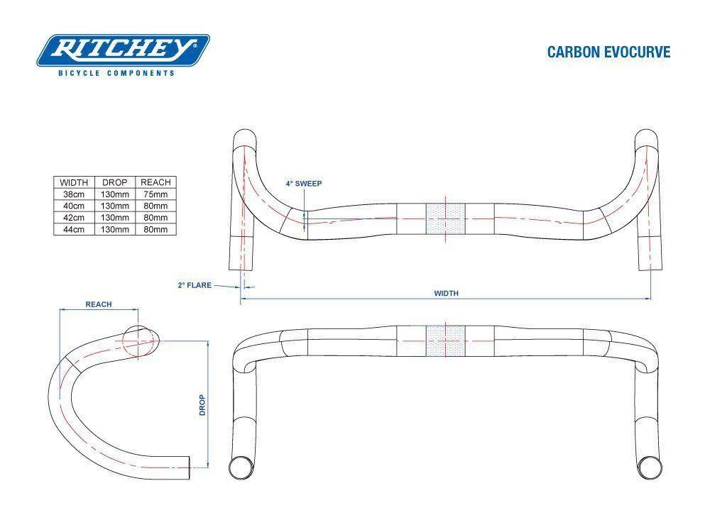 Carbon Evo Curve Handlebar 44 cm L89912