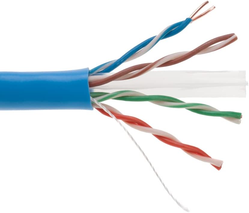 1000ft CAT6 Solid Ethernet Cable UTP 23AWG Bulk (Orange) N3489
