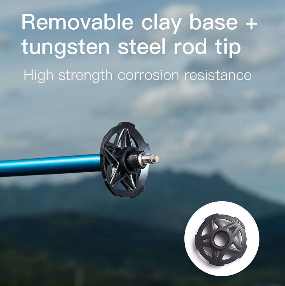Ultralight Fiber Hiking Poles with Anti-Shock and Quick Lock System A549