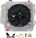 All Aluminum 3 Row Radiator with Shroud Fan Relay Kit N41478