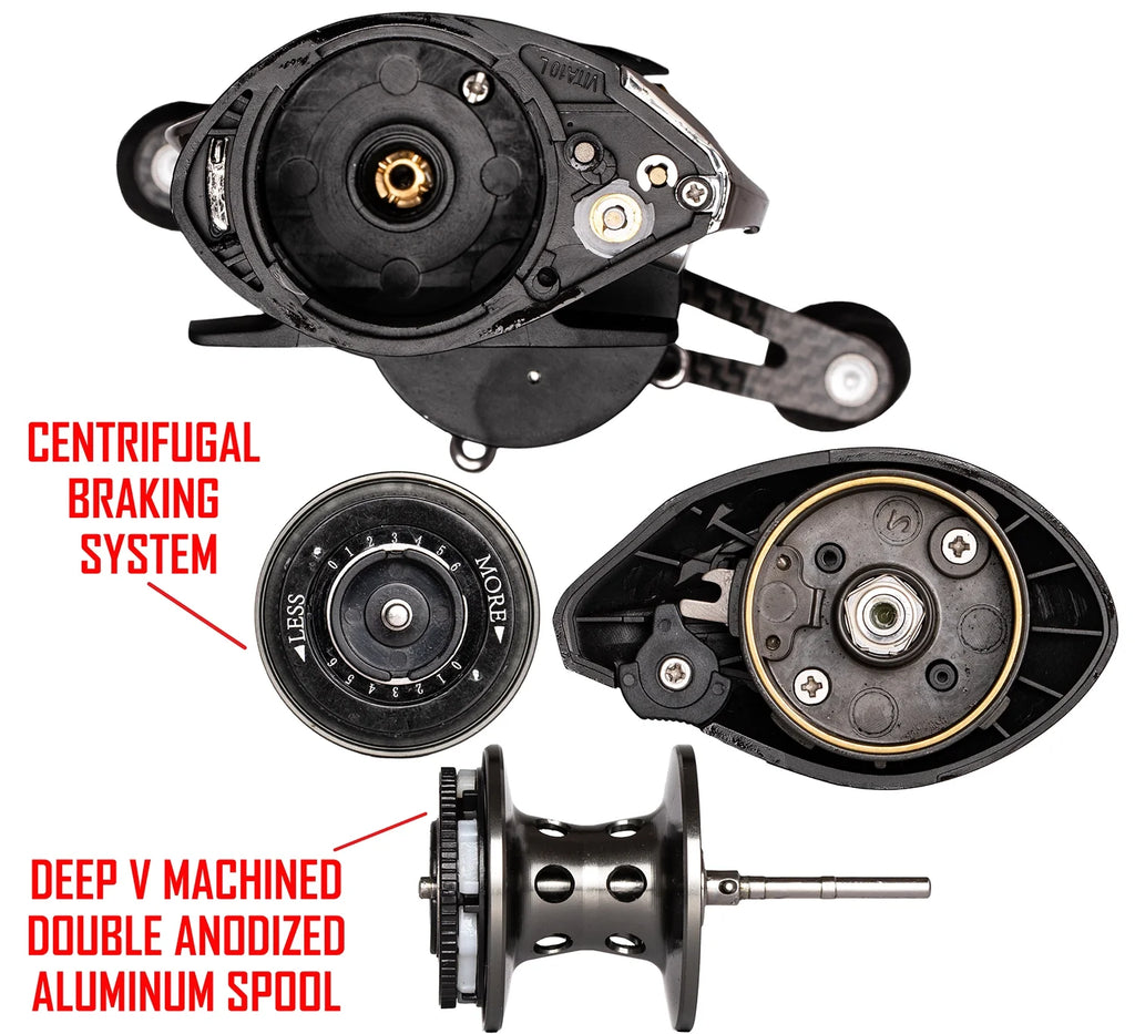 Left Hand Baitcaster, 7.0:1 Gear Ratio E329594