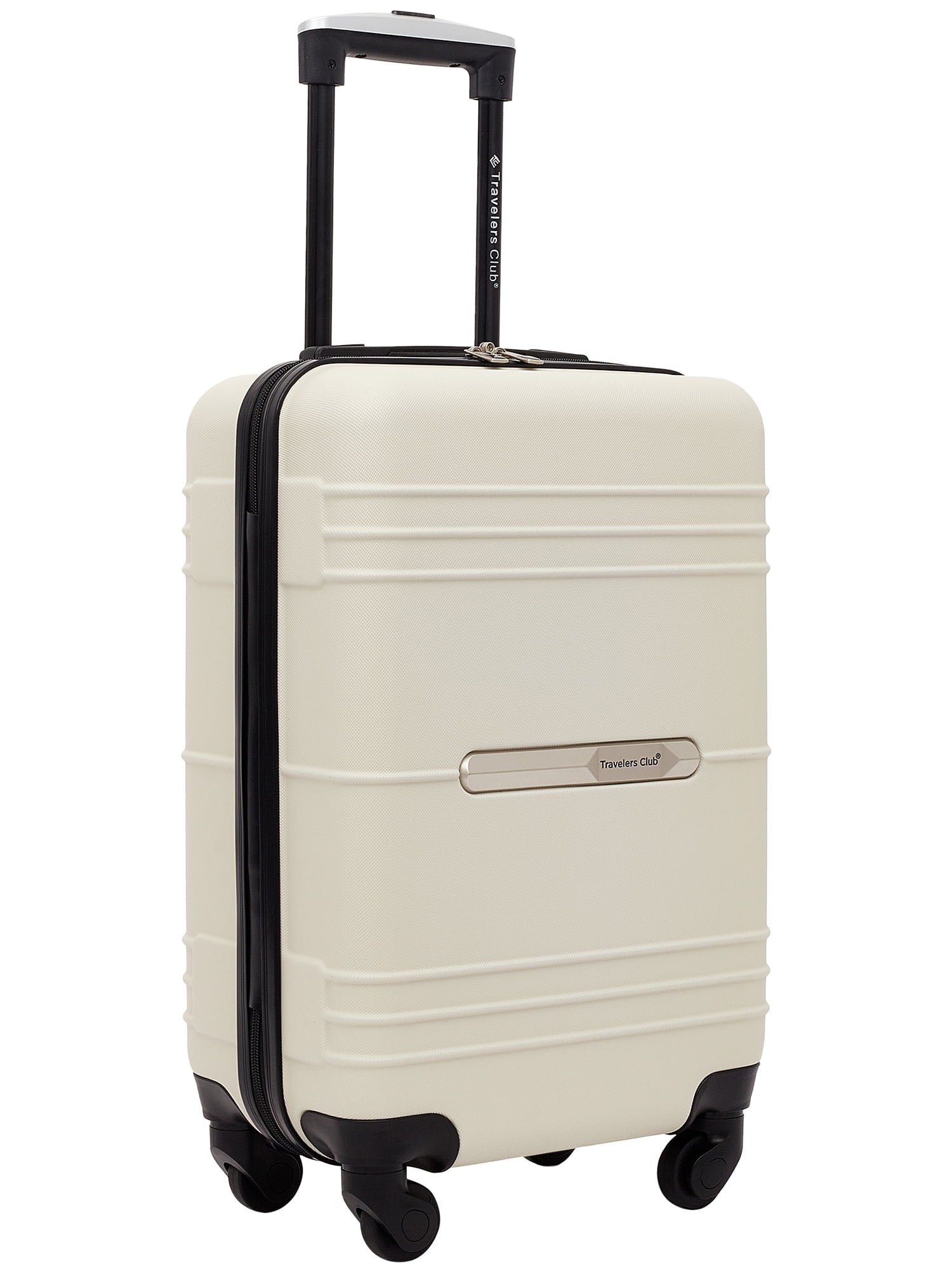 Bone White 20" Hardside Rolling Carry-on Luggage B103