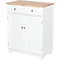 White Kitchen Sideboard with Adjustable Shelf Z294