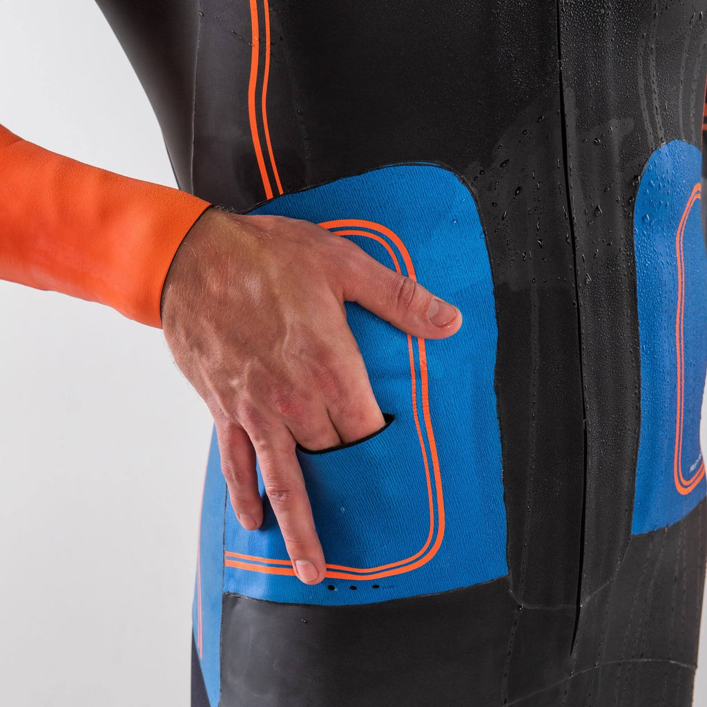 Black Blue Orange 8mm Wetsuit O1822