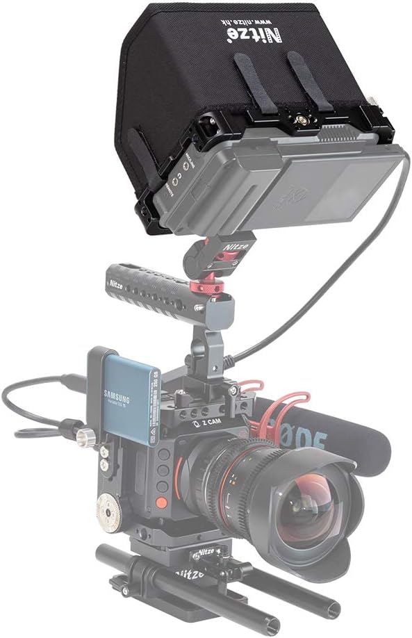 5 inch Monitor Cage with Sunhood Q1147