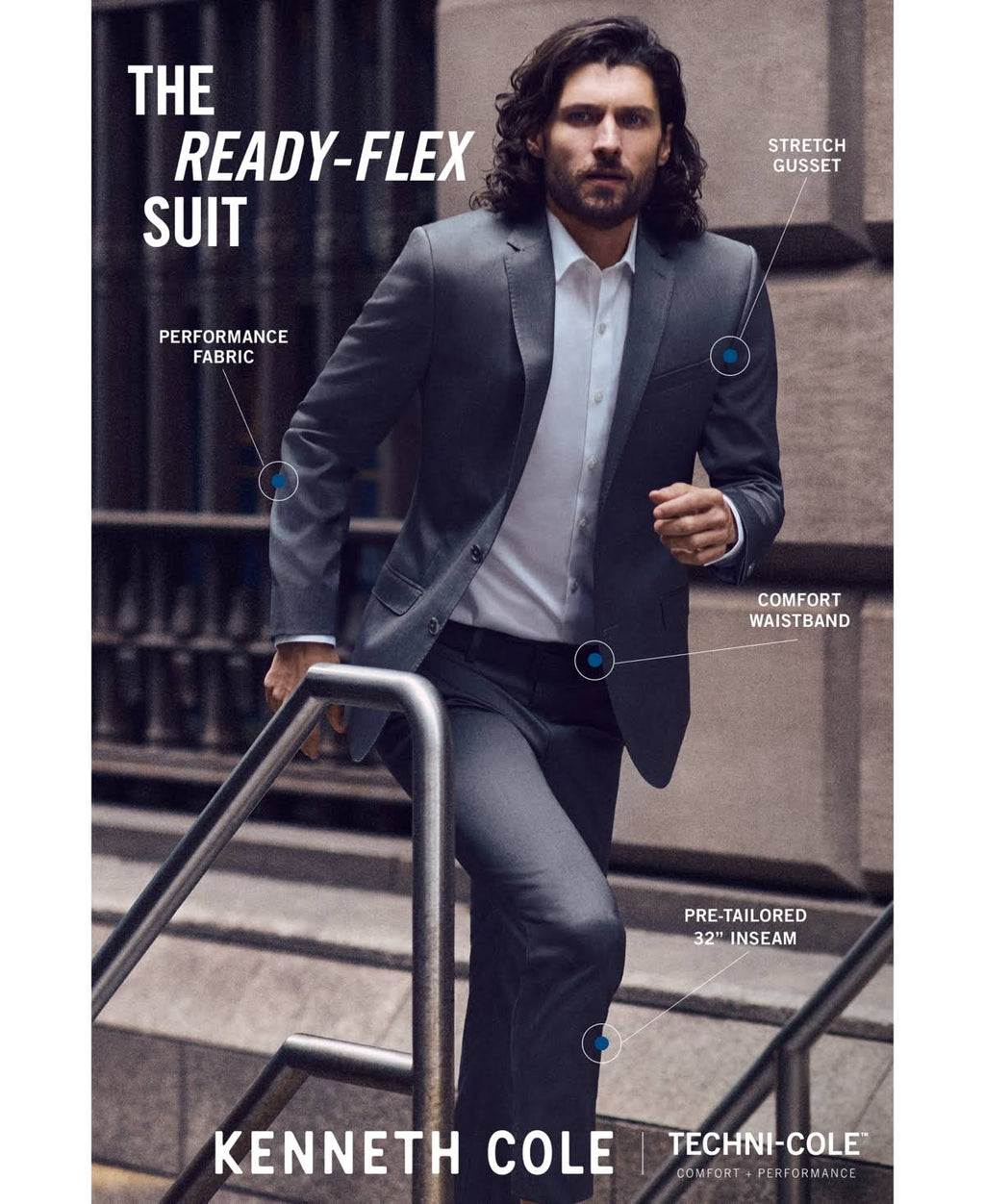 Slim-Fit Suit Gray 40r Q655188