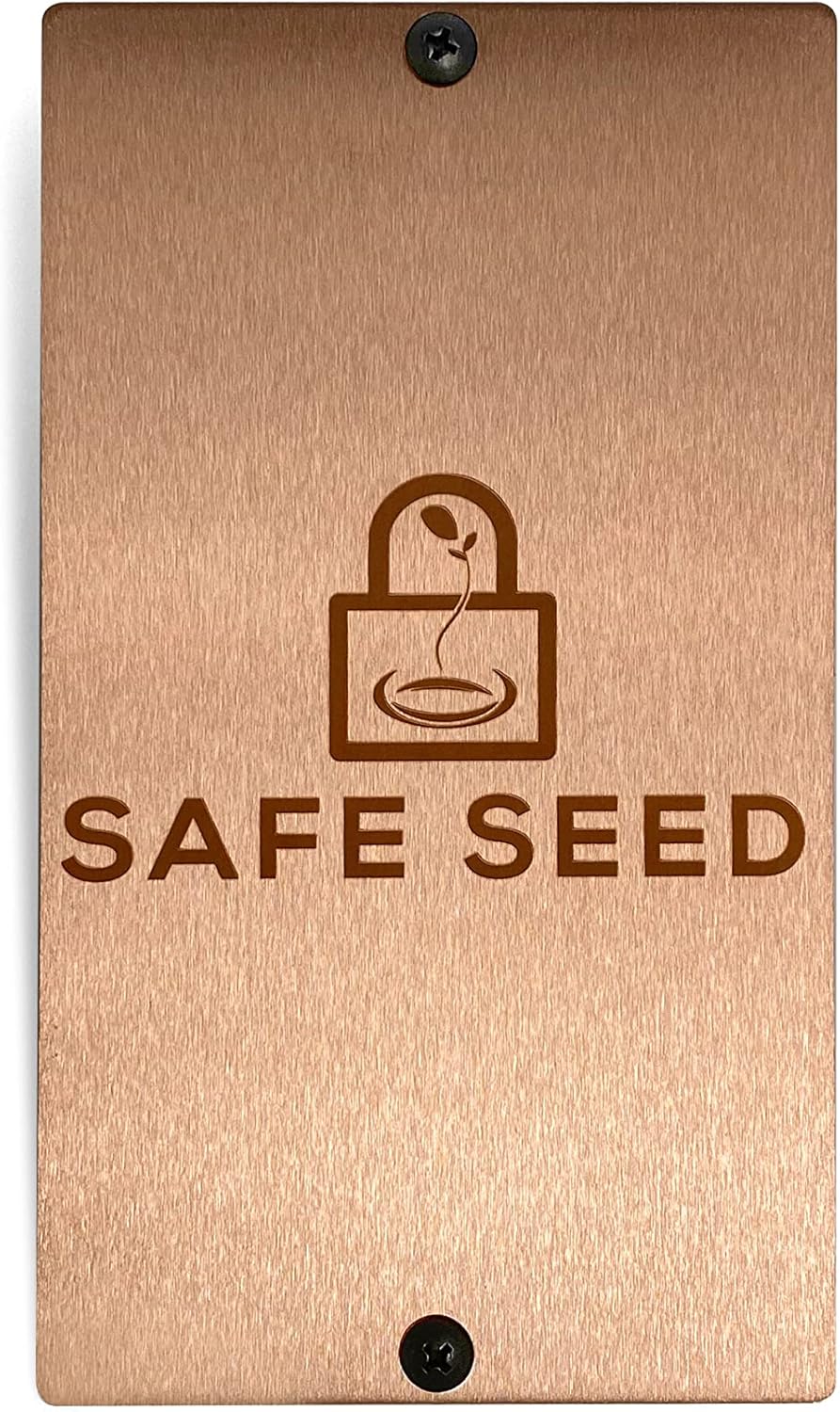 Crypto Recovery Passphrase Metal Book with Stamp Kit & Custom Case G355771