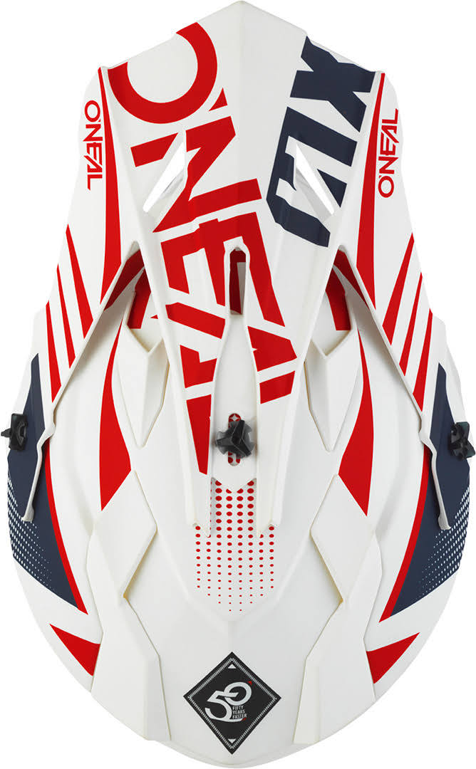 White/Blue/Red Racing Helmet P69683