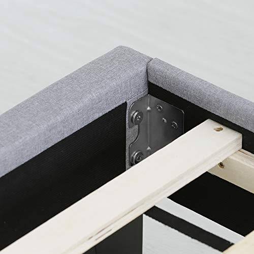 Glacier Queen Button Tufted Bed Frame Q161385