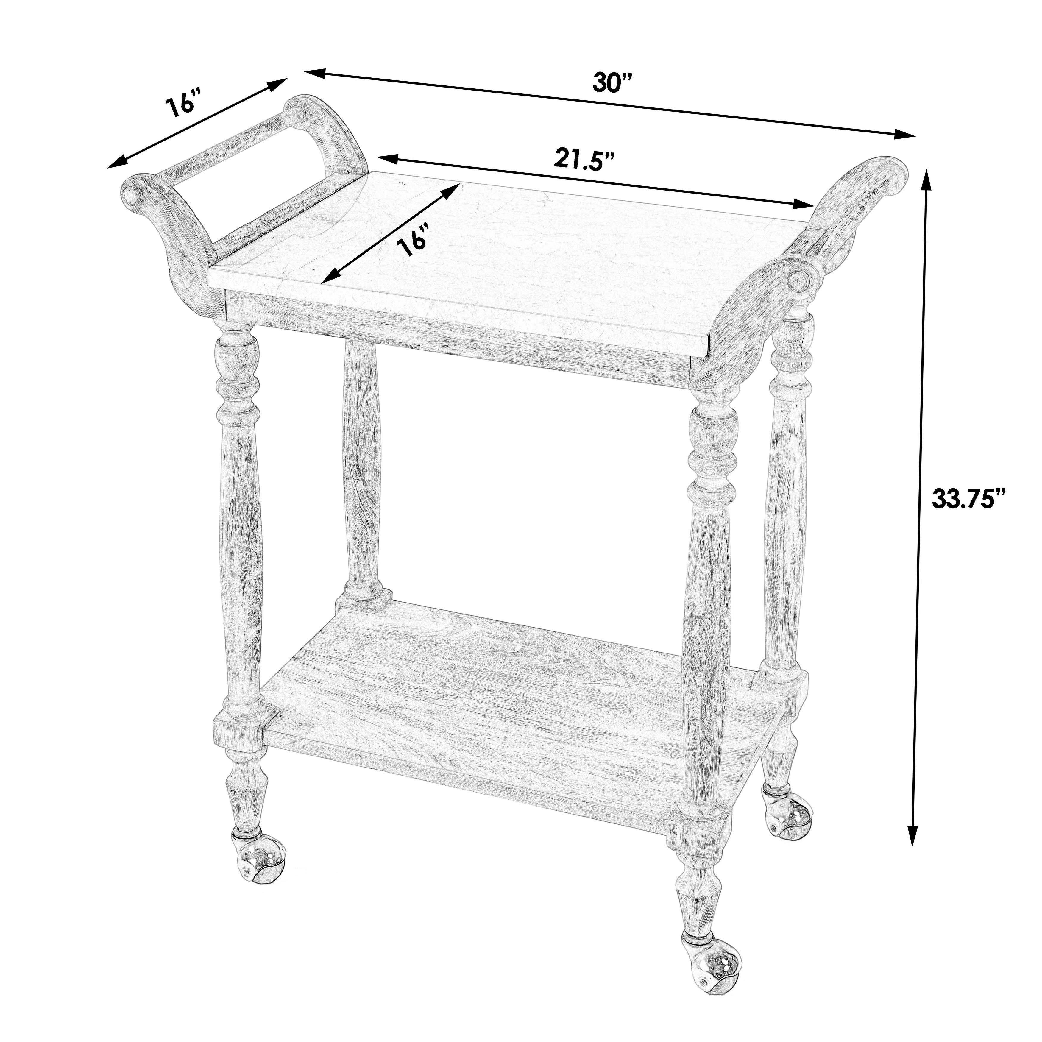 Marble Serving Cart B413